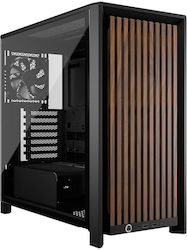 Corsair FRAME 4000D WOOD RS Gaming Midi-Turm mit Seitenfenster