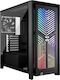 Corsair FRAME 4000X RS Gaming Middle Tower Carcasă PC cu Fereastră Laterală Neagră