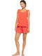Pink Label Summer Babydoll Orange