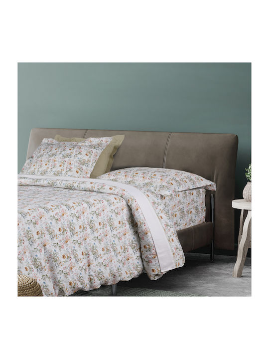 Das Home 1722 Super-Double Bed Sheets Set 240x260cm Multicolour (4pcs)