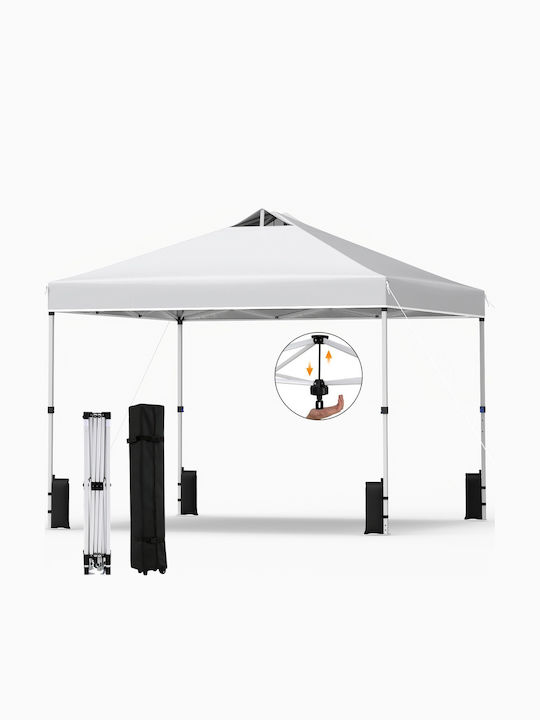 Costway Foldable Garden Gazebo White