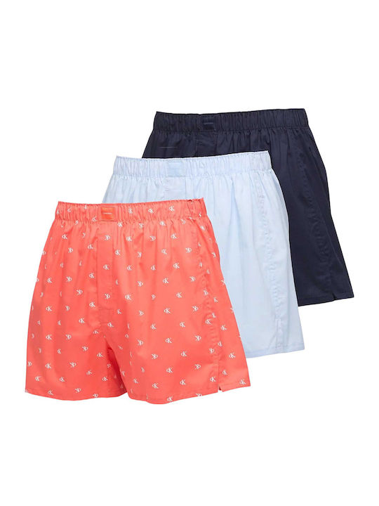 Calvin Klein Мъжки Боксерки Многоцветни 3Pack