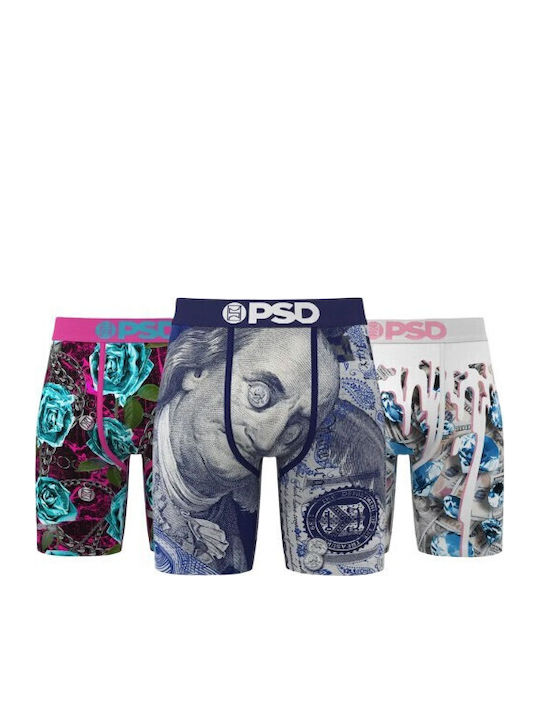 Herren Boxershorts Mehrfarbig 3er Pack