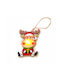Wooden Hanging Deer 1 LED Battery Warm White 6 Pieces IP20 7x2.3x10cm Aca X0711669