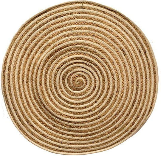Atmosphera Χαλί Ορθογώνιο Βαμβακερό Natural-white 70x70cm