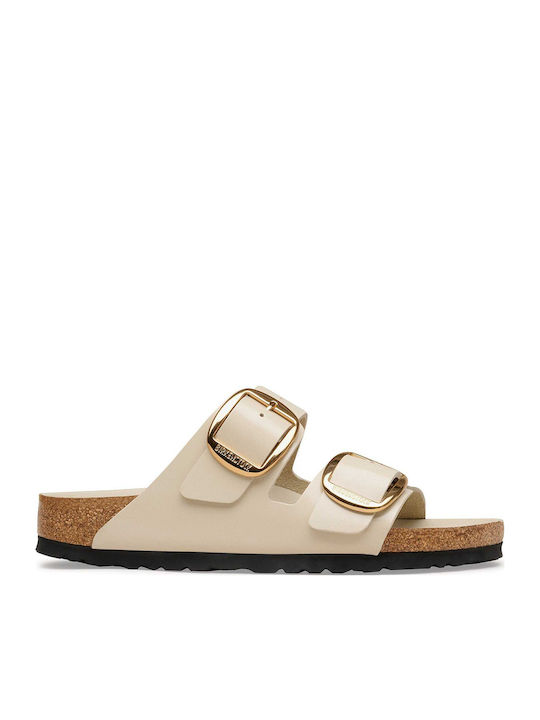 Birkenstock Leather Sandals Ecru