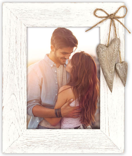 ZEP Wooden Photo Frame with White Frame