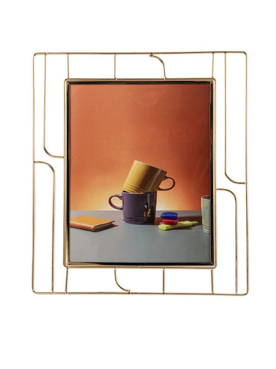 Zen Collection Metallic Photo Frame With Gold Frame
