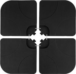 Costway Bază Umbră Ghilă Umplută cu Apă sau Nisip 60 L 68 Kg Neagră 50 x 50 cm 8x50x50 cm Np12958dk Costway Bază Umbră Ghilă Umplută cu Apă sau Nisip 60 L 68 Kg Neagră 50 x 50 cm 8x50x50 cm Np12958dk