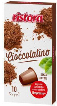 Ristora Chocolate Capsules Compatible with Nespresso Machine 10caps