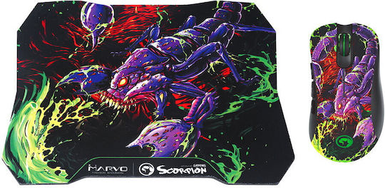 Marvo Scorpion M603G20 RGB Mouse de Gaming 6400 DPI Multicolor