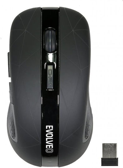 Evolveo WM430 Wireless RGB Gaming Mouse Black