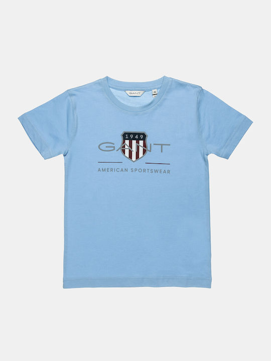 Kids Short-sleeved Top Light Blue