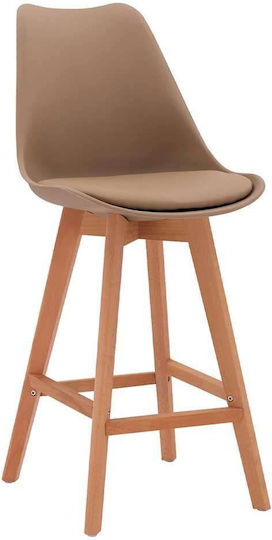Bar Hocker aus Polypropylen Cappuccino 4 Stück