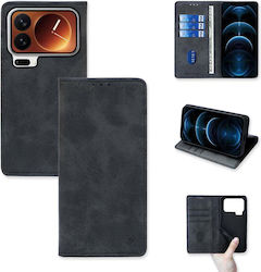 Калъф Портмоне Vintage Magnet Wallet Sonique Xiaomi Xiaomi 17 Pro Max 5g Черен Калъф Портмоне Vintage Magnet Wallet Sonique Xiaomi Xiaomi 17 Pro Max 5g Черен