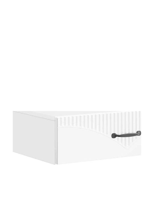Wooden Console White M59xW34.5xH17cm