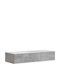 Wooden Console Table Gray Concrete L87.5xW34.5xH17cm