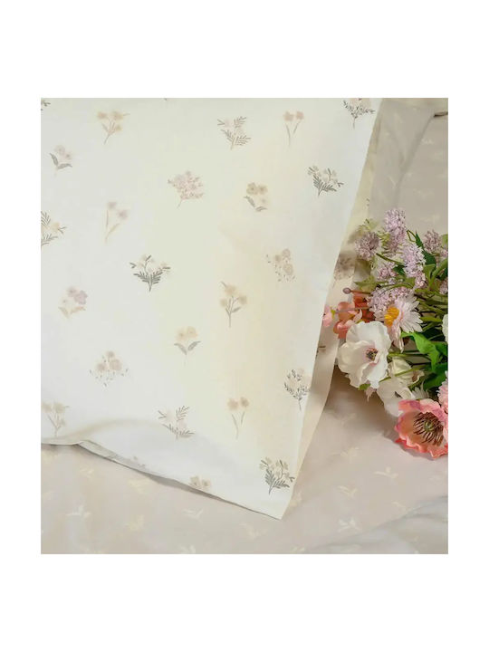 Melinen Spring Комплект Калъфки за Възглавници Бежови 50x70см