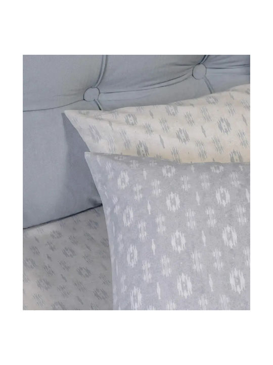 Melinen River Σετ Μαξιλαροθήκες Light Grey 50x7...