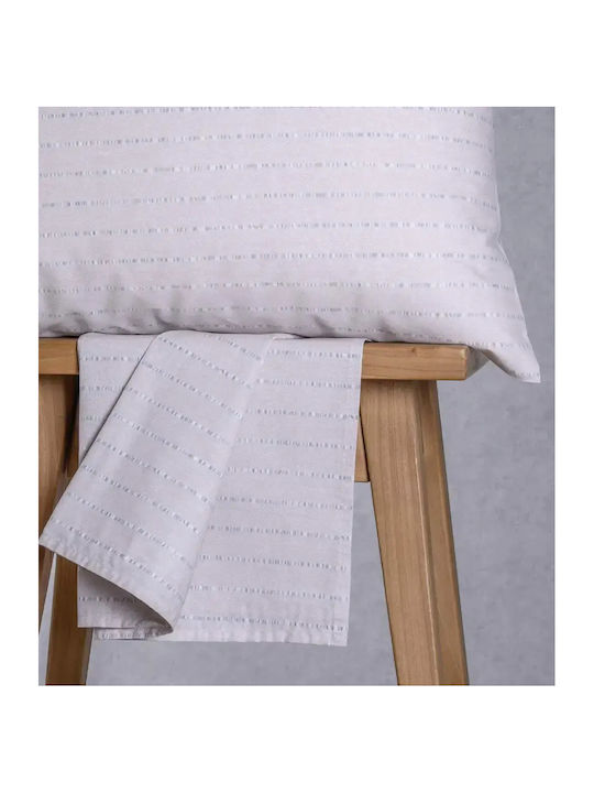 Melinen Paris Set Bed Sheet with 2 Pillowcases Super-Double with Elastic 160x200+32cm 3 (3pcs)