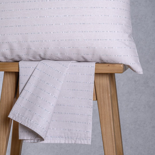 Melinen Paris Bettlaken mit 1 Gummibettlaken für Einzelbett mit Baumwolle 100x200+32cm 2 (2Stücke)