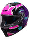 MT Stinger 2 Tagger B8 Black/Purple Gloss Motorcycle Helmet Full Face ECE 22.06 1450gr