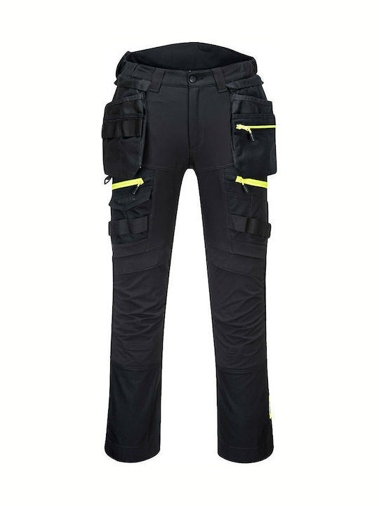 Portwest Pantaloni De Lucru Reflectorizanți Blugi Negri