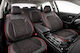 Waterproof Car Seat Covers Set Alcantara Black