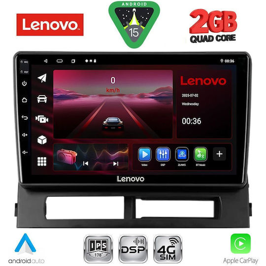 Lenovo Sistem Audio Auto pentru Toyota Prius 2003-2009 cu Clima (Bluetooth/USB/Wi-Fi/GPS/Apple CarPlay/Android Auto) cu Ecran Tactil 9"