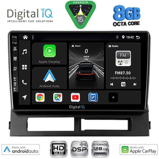 Digital IQ Car Audio System for Toyota Prius 2003-2009 with Clima (Bluetooth/USB/WiFi/GPS/Apple CarPlay/Android Auto) with 9" Touch Screen