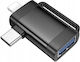 Hoco Converter Lightning Male to USB-A Female 1 Piece HOC-628181