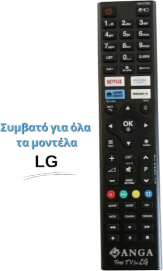 Anga Compatible Free Remote Control for LG TVs