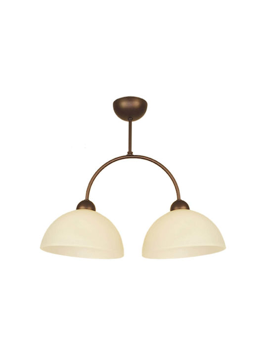 City Lux Patina Deckenleuchte mit E27 Lampenbir...