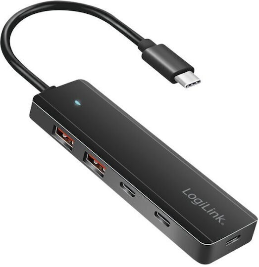 LogiLink Hub 4 Porturi cu Conectare USB-C / USB-A