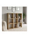 Bookcase Cube Sapphire Oak 90x30x90cm