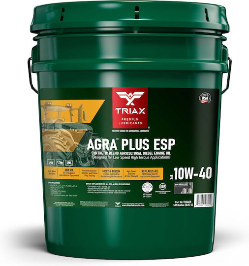 Triax Agra Plus Esp 10w-40 Halbsynthetisch 18,92 l