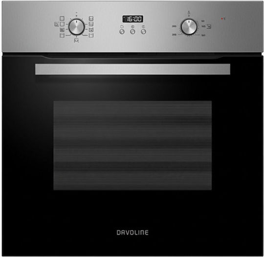 Davoline Star BI O 0875 Φούρνος άνω Πάγκου 75lt Π59.5εκ. Inox