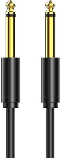 Cabletime Μετατροπέας 6.3mm male σε 6.3mm male 1τμχ DM129432