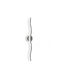 VenCore Modern Wall Lamp with Integrated LED and Adjustable White Light Black