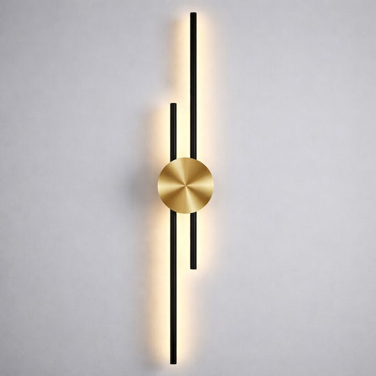 VenCore Lampă de Perete LED Neagră