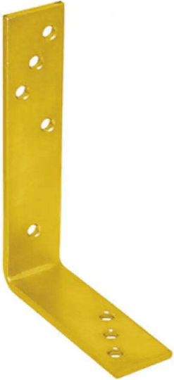 Domax Eckregalhalterung aus Metall in Gold Farbe 180x120mm