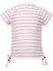 Snapper Rock Παιδικό Μαγιό Μπλούζα Pink Stripe