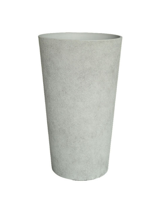 Harmony Skopelos Flower Pot White 36.5x36.5x62cm