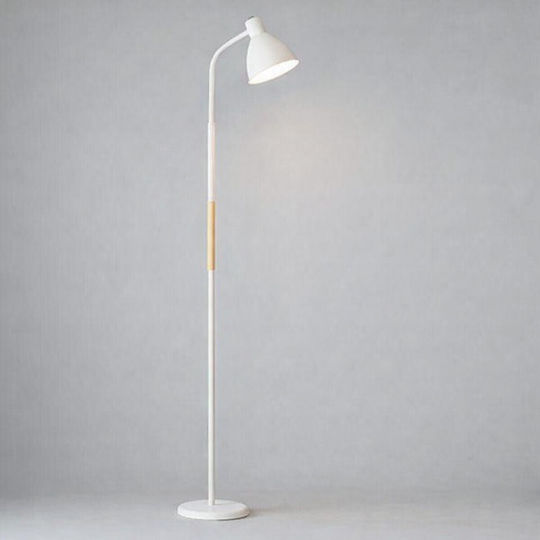VenCore Floor Lamp H150xL23cm with Socket for E27 Bulb White