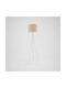 VenCore Floor Lamp H160xL40cm with Socket for E27 Bulb White