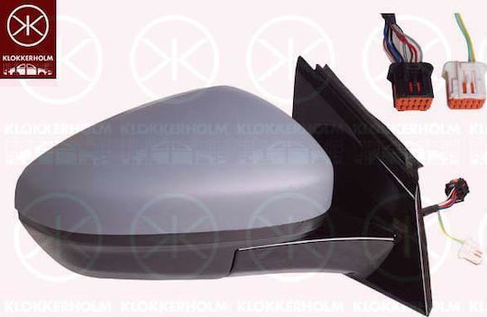 Electric Heated Electric Folding Painted Mirror Safety Light & Sensor 11 Pin A Quality Convex Glass Suitable for Opel Grandland X 2017 A18/p1uo 95525547 Right 1 Pc