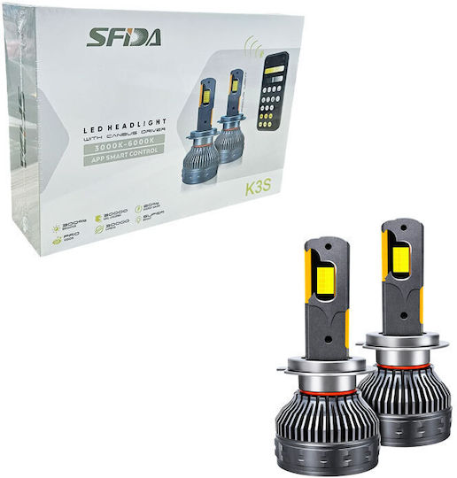 Λάμπα Αυτοκινήτου Sfida H1 LED 3000K Θερμό Λευκό 9-36V 150W