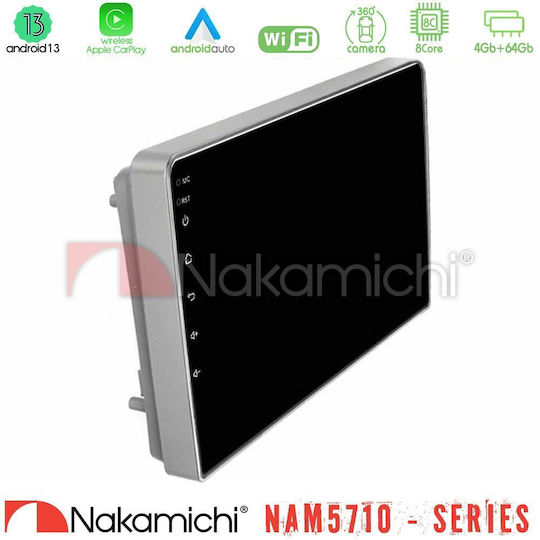 Nakamichi Auto-Audiosystem für Opel Astra Corsa Antara Zafira Combo Meriva Vectra Tigra Audi A5 2005-2011 Bluetooth USB Eingebautes Wi-Fi GPS Apple CarPlay Android Auto mit 9 Zoll Touchscreen