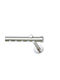 MRShome Toledo One-Way Metallic Curtain Track in Silver Colour 200cm MRS902NS200S