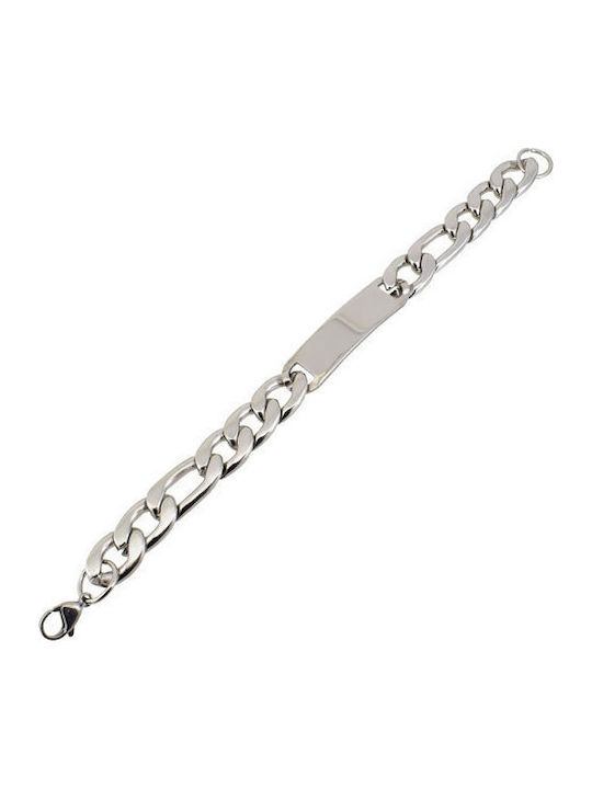 Xrisokosmima Men's Identity Bracelet Made of Steel